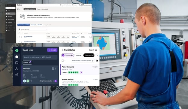 Hiring dashboards from Indeed and FactoryFix