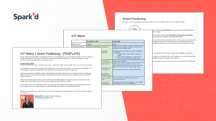 ICP Matrix + Brand Positioning [TEMPLATE]