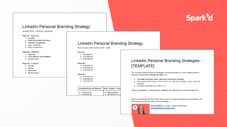 LI Personal Branding Strategies [TEMPLATE]